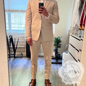Stretch Chambray Suit Jacket